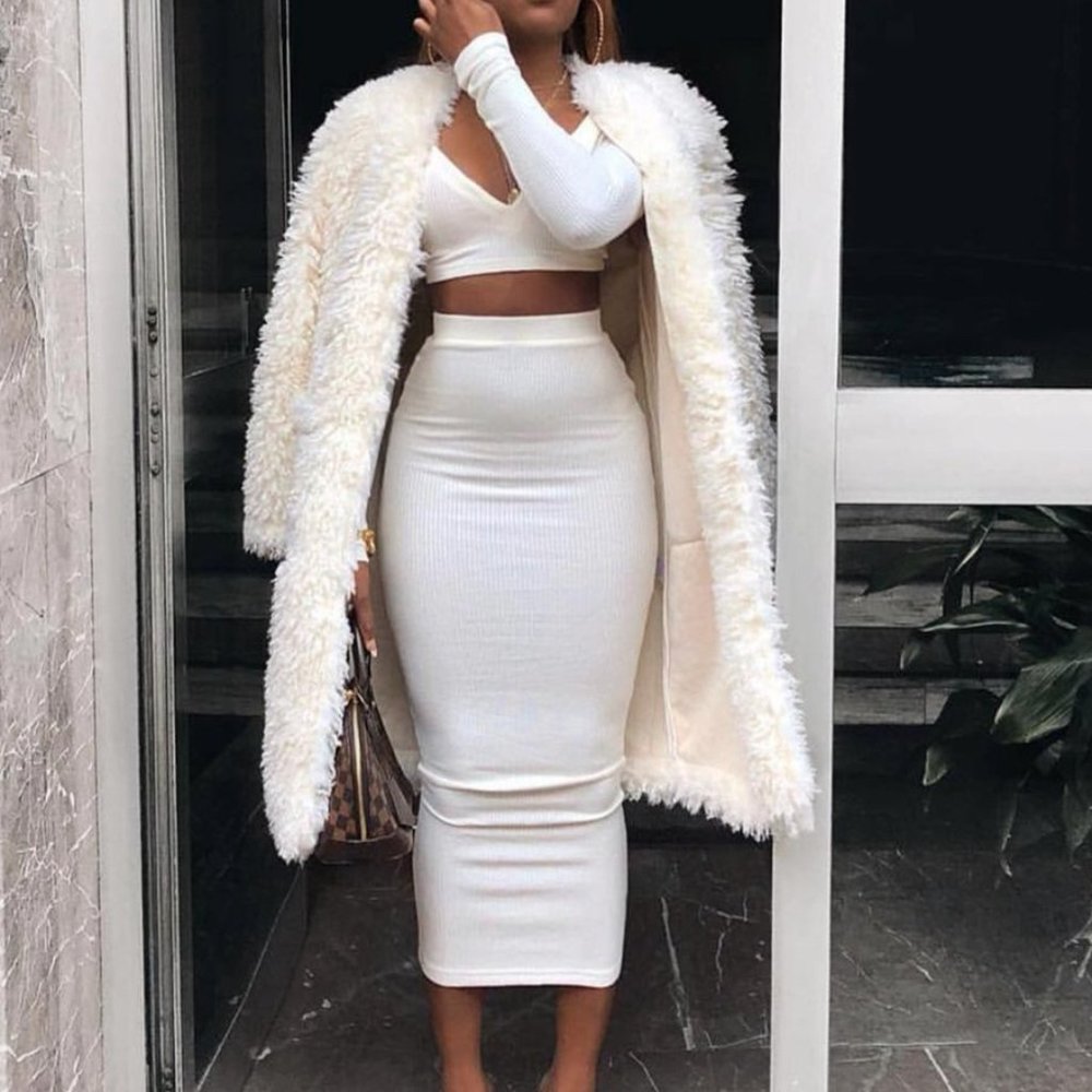Oh Polly ribbed two piece set